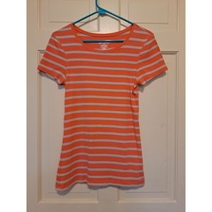 Women’s classic shirt casual stripe pink travel party work school modest summer